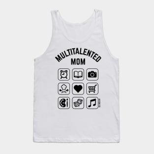 Multitalented Mom (9 Icons) Tank Top
